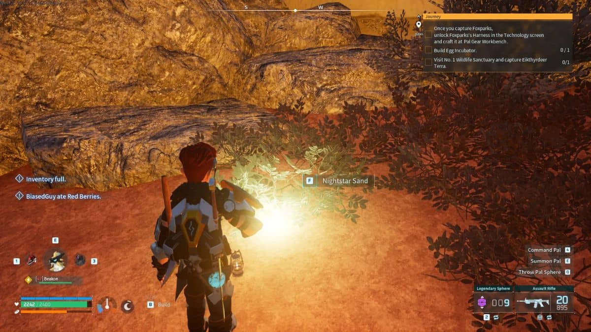 パルワールドで最高のナイトスターサンドファームの場所