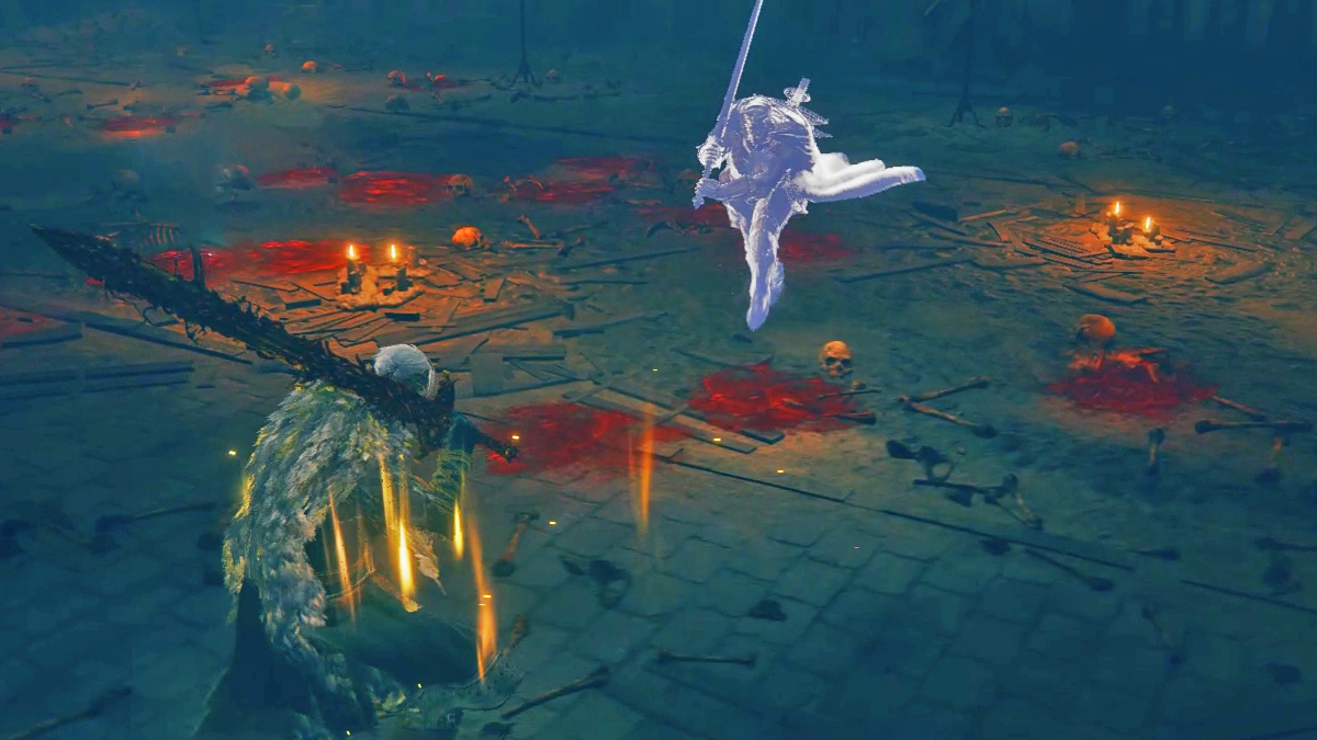 エルデンリングのエルドツリーの影でブラックガールナイトを見つけて倒す方法