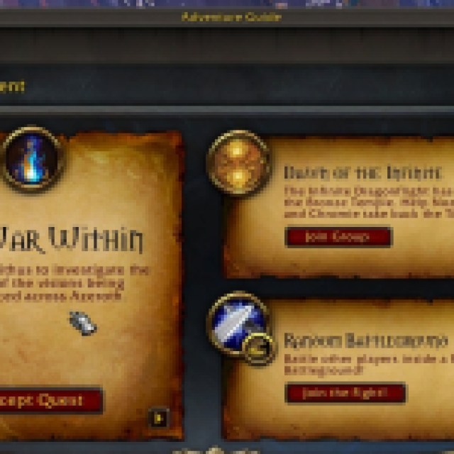 World of Warcraftのクエストの開始中の戦争はどこにありますか？