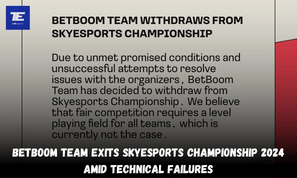 BetBoomチームは、技術的な失敗の中でSkyEsports Championship 2024を終了します