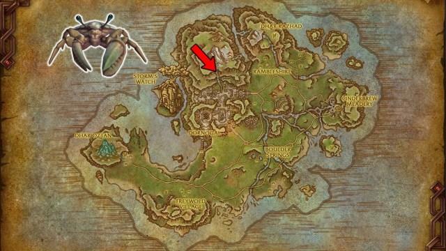 World of Warcraft:The War内のすべての真珠のセントシェルクラブの場所