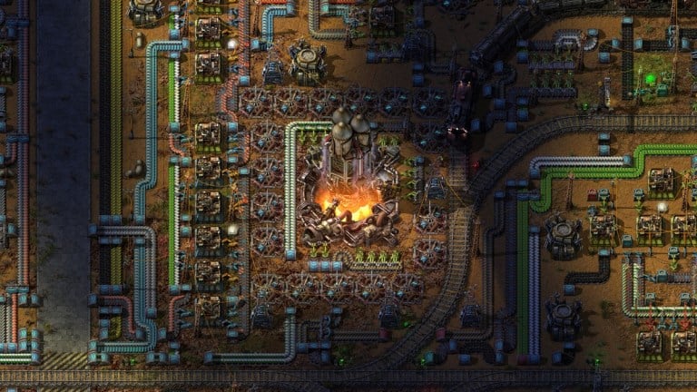 Factorio 2.0のアイテムのスタックを撮影して預ける方法