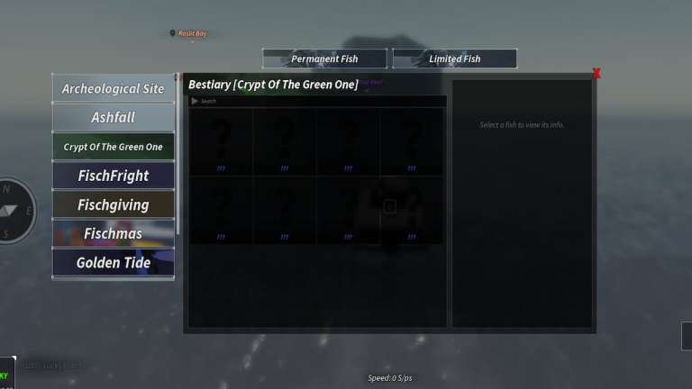 緑の陰部の8匹の魚すべて（100％bestiary）