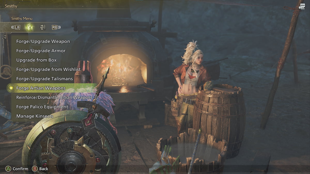 モンスターハンターワイルドで最高のアーティアン武器を作成する方法