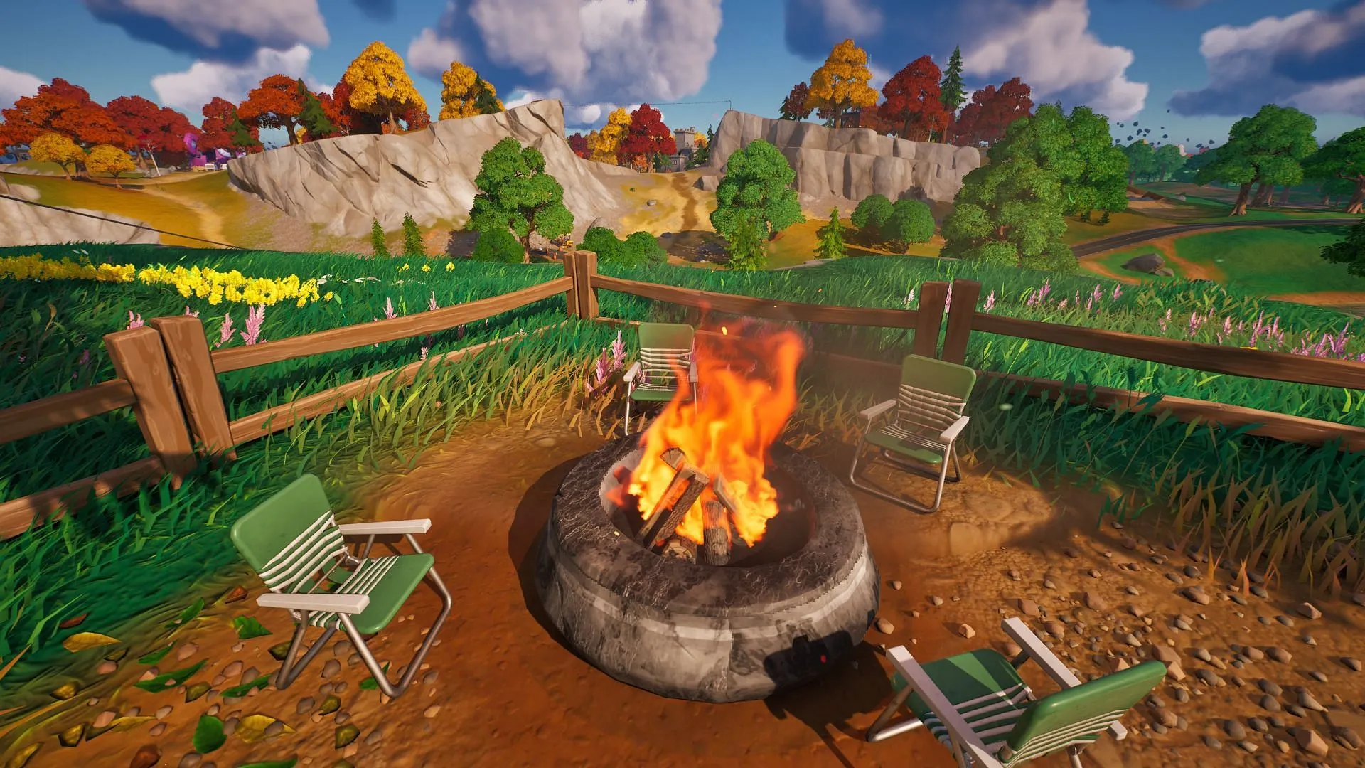 アバター要素クエストの第5章シーズン2のすべてのFortnite Campfireの場所