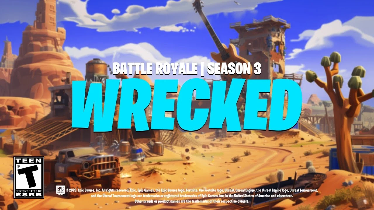 Fortnite第5章シーズン3「Wrecked」が間もなく登場します