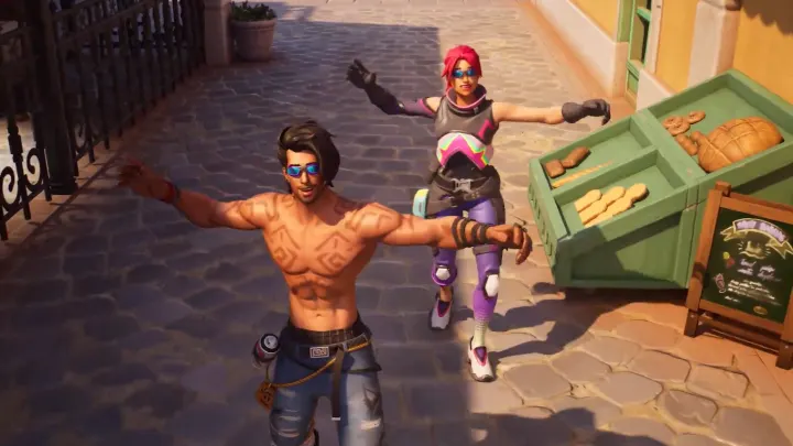 Fortniteの星間ベースEmoteは、カスタムミュージックオプションで陽気なひねりを加えます