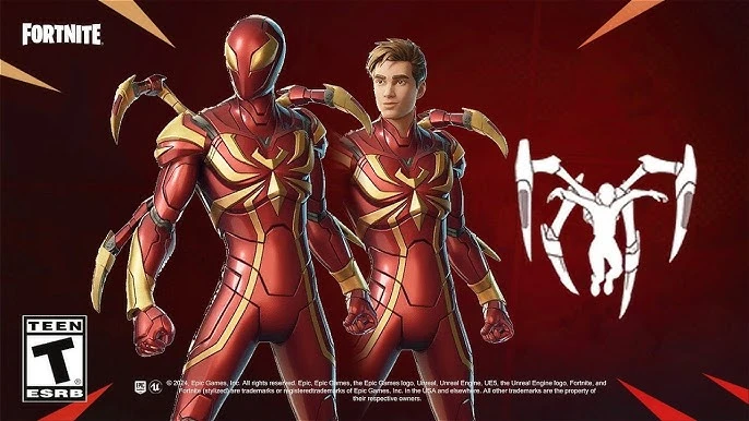 Fortnite Iron Spider Skin:リリース日、漏れなど