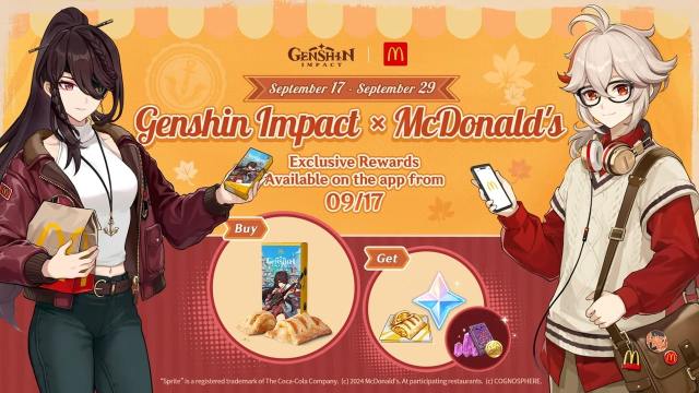 Genshin Impact X McDonald's Collab：Start and End Dates、すべての報酬、および取引