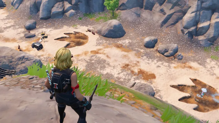 FortniteでGodzillaの足跡を見つける方法は？