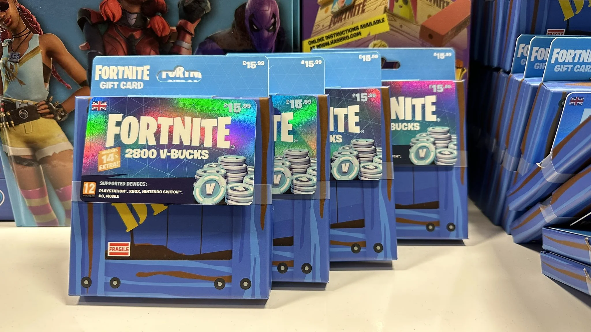 Fortniteギフトカードを引き換える方法は？