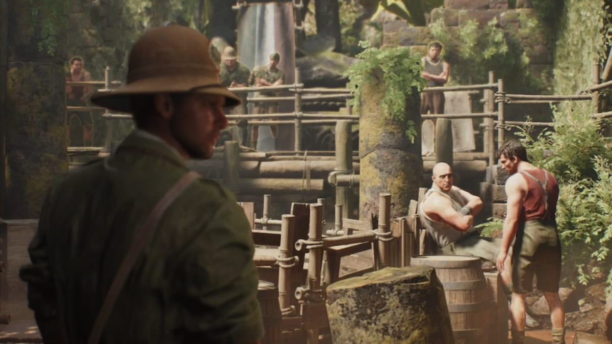 インディアナジョーンズとグレートサークルの3つのボクシングの変装とピットの場所