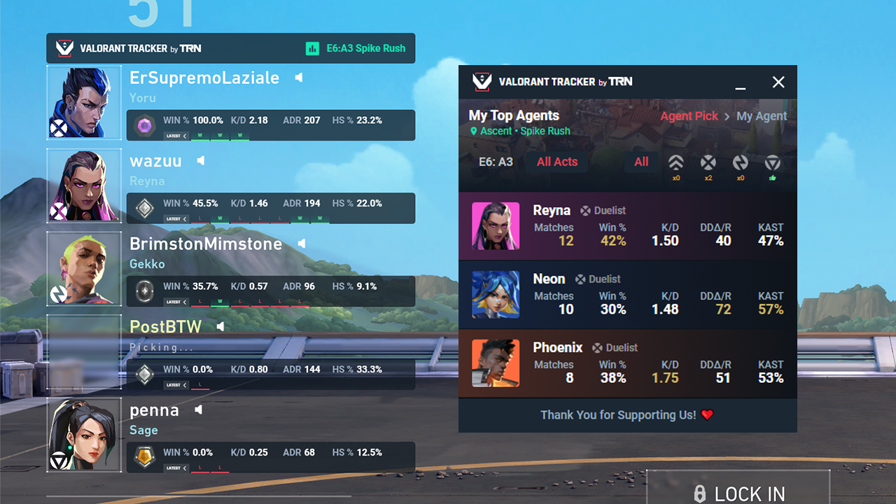 Valorantは禁止可能なトラッカーですか？
