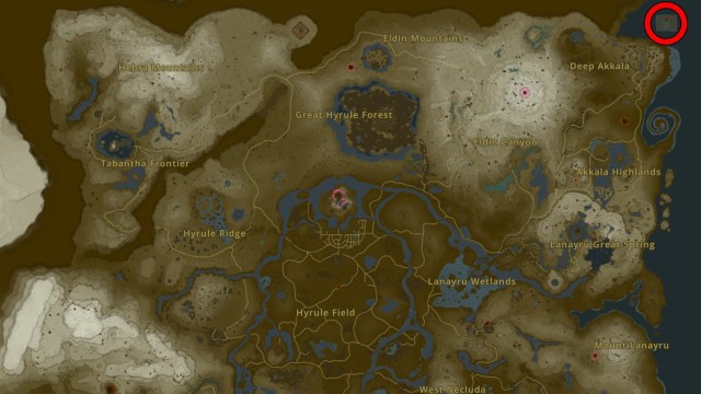 王国の涙の中でkuhsagi lightrootを見つける場所（TOTK）