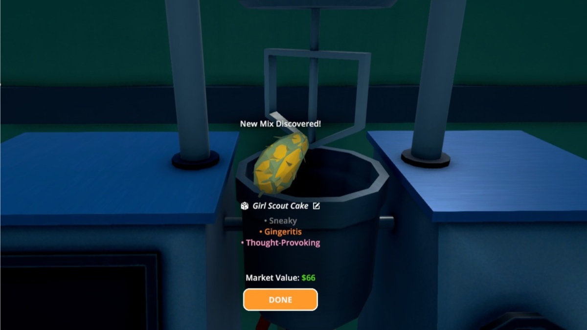 スケジュール1ゲームのミキシングマニアウォークスルーを完了します