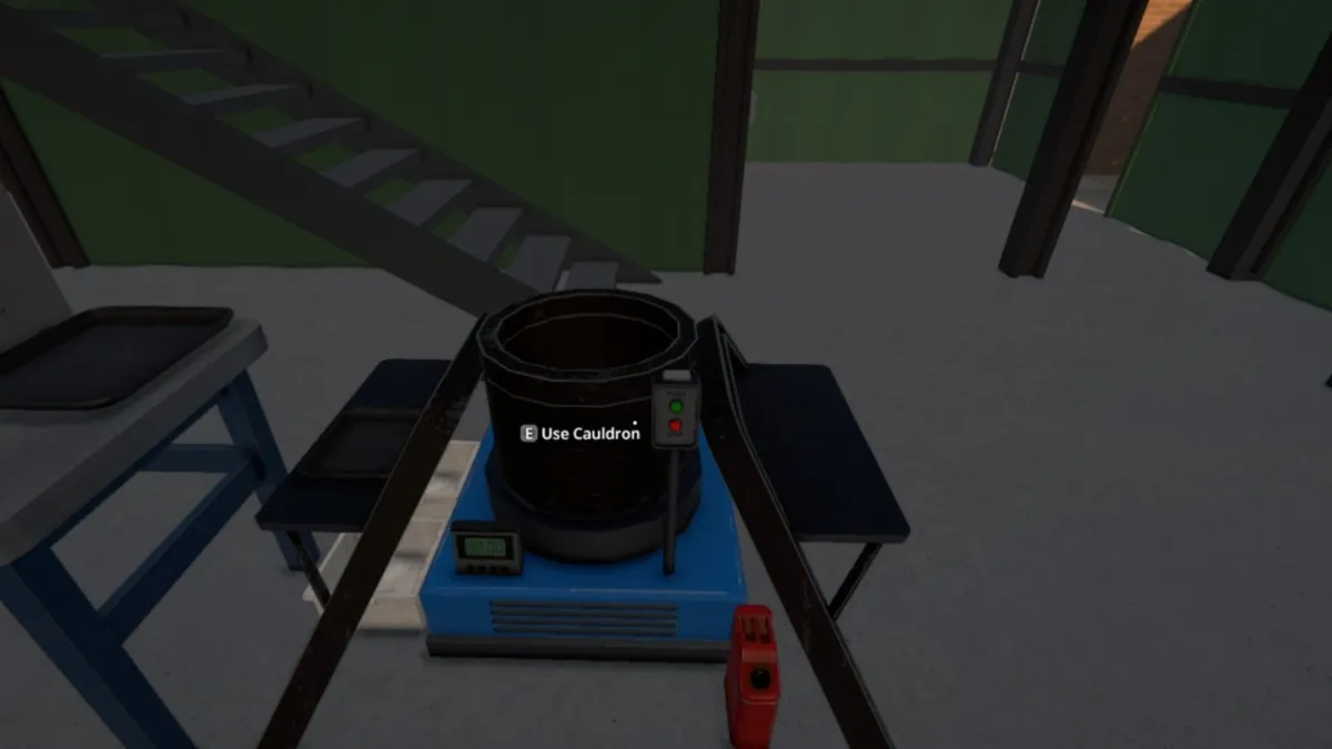 スケジュール1で大釜のロックを解除して使用する方法は?