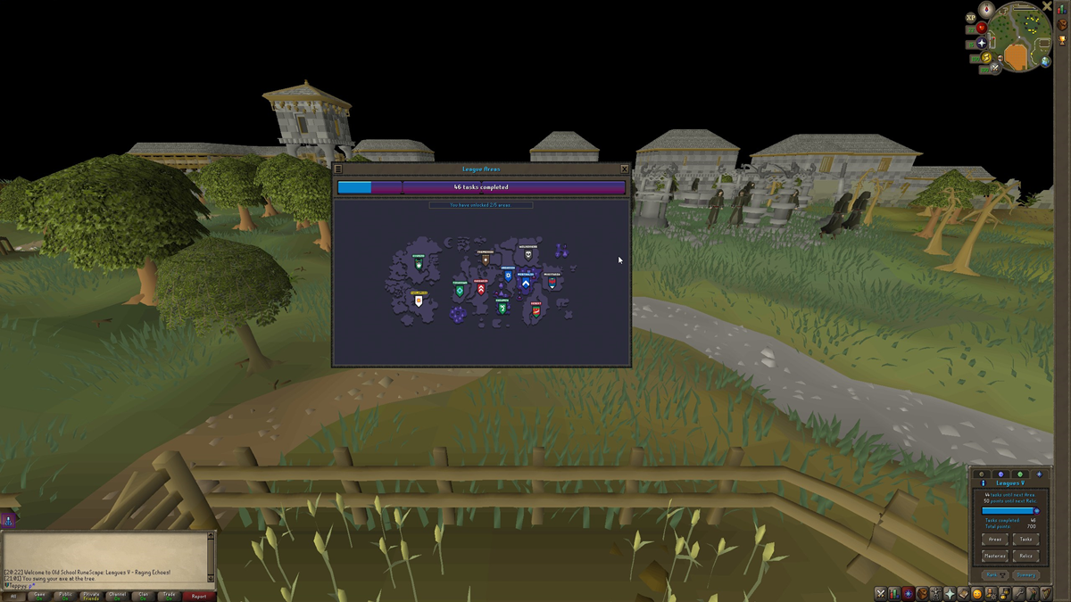 古い学校のrunescapeのすべてのリーグ5タスク