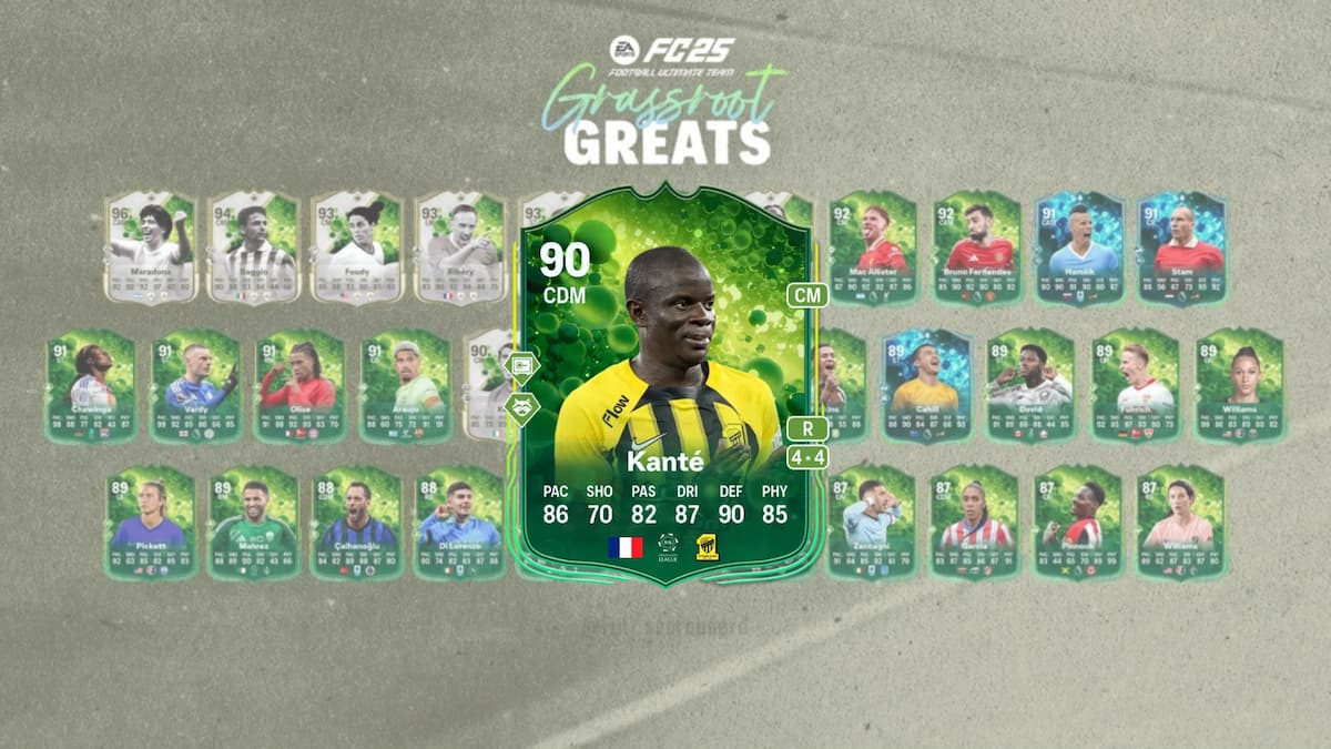 FC 25 N'Golo Kante Grassroot Greatts SBC Solutions