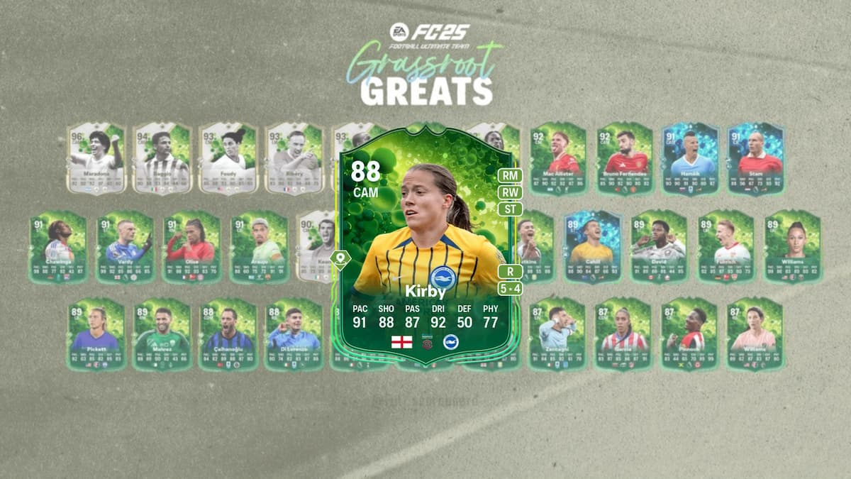 EA FC 25 Fran Kirby Grassroot Greats SBC Solutions