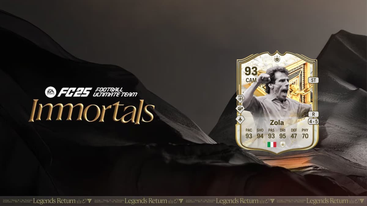 すべてのEAFC 25 Fut Immortals Cupの報酬とタスク