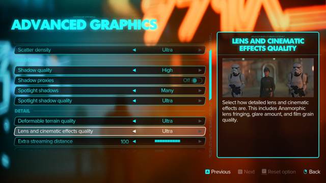Star Wars Outlawsでぼやけた/ファジーグラフィックスを修正する方法