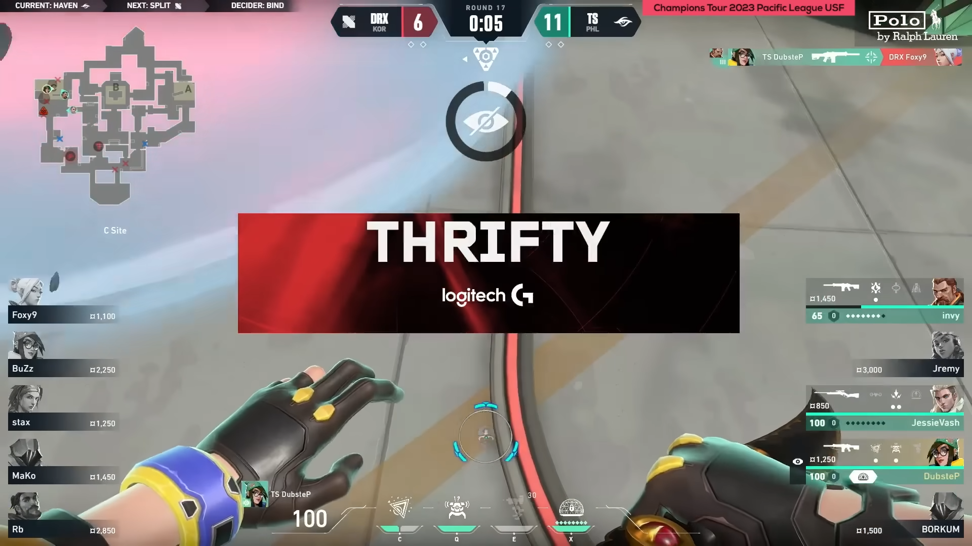 ValorantでThriftyとはどういう意味ですか？