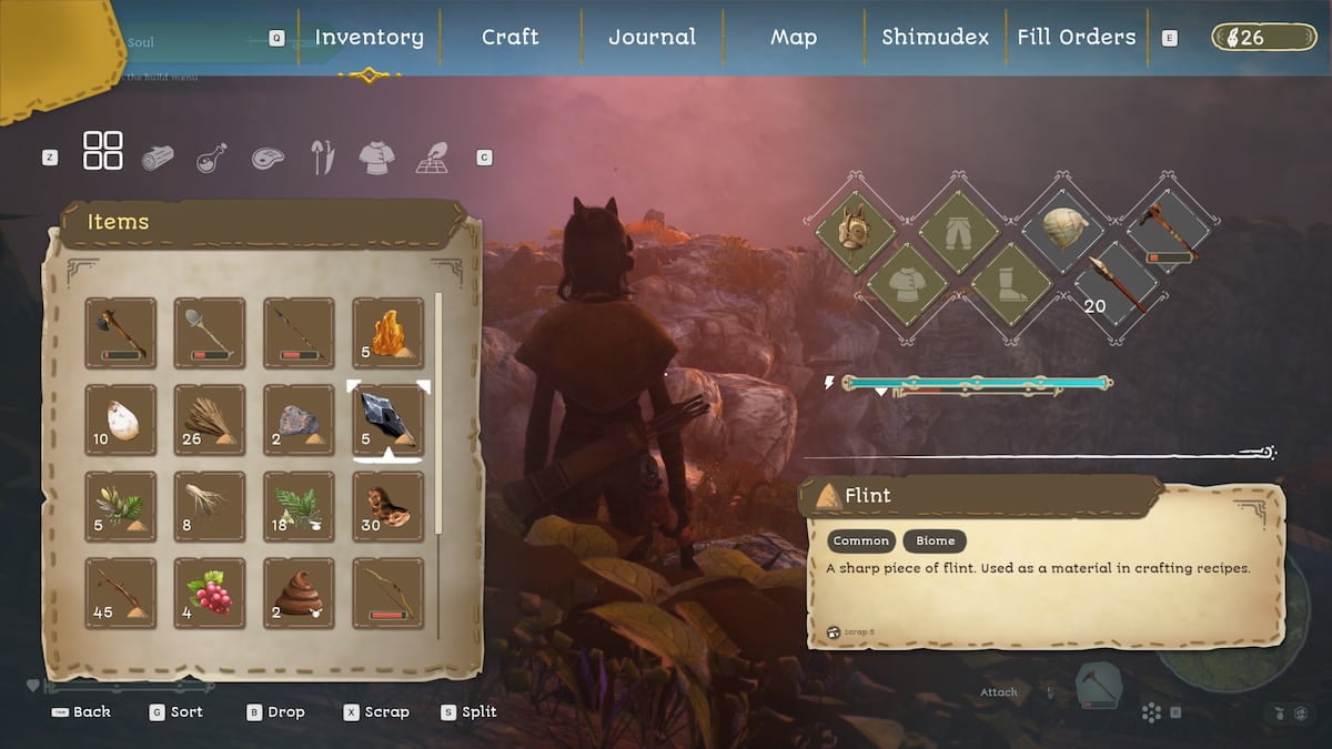 アガスバのタワーでフリントを入手する場所