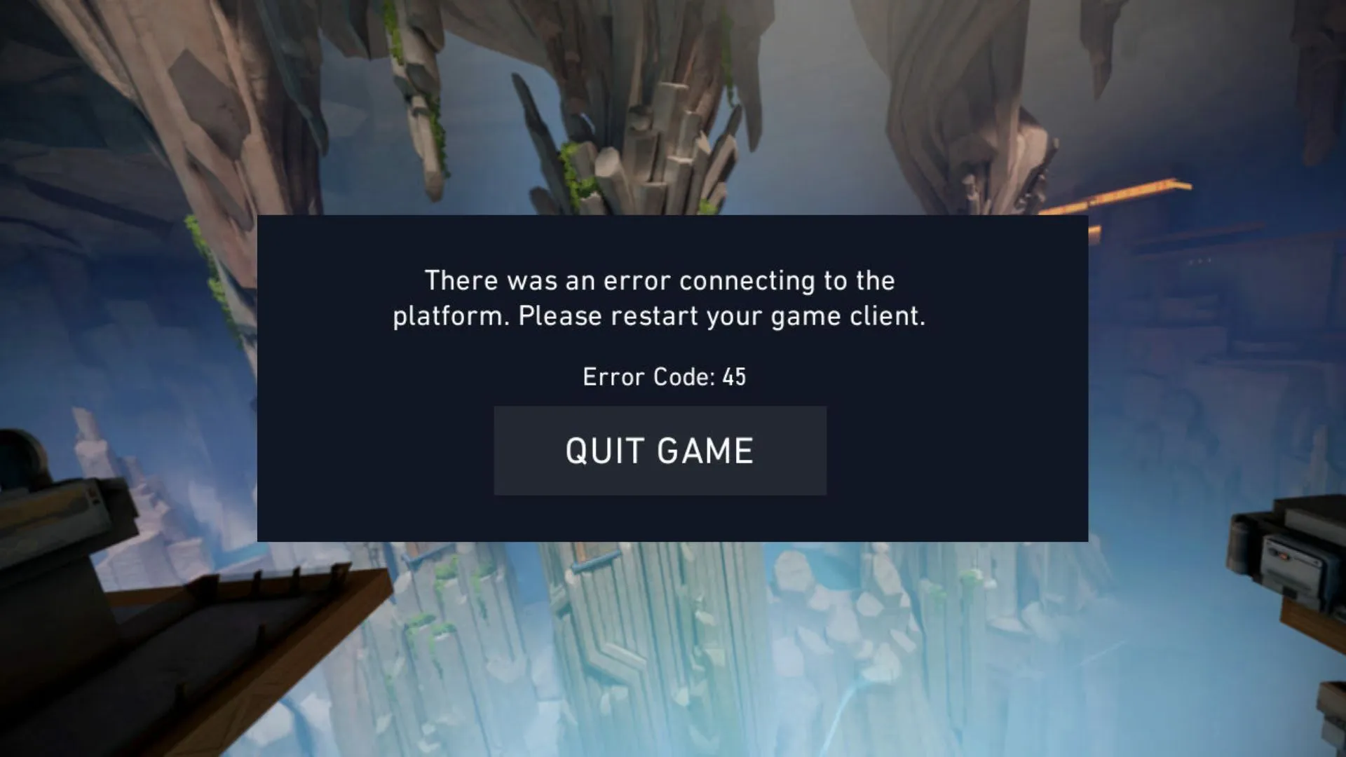 バロラントエラーコードを修正する方法45