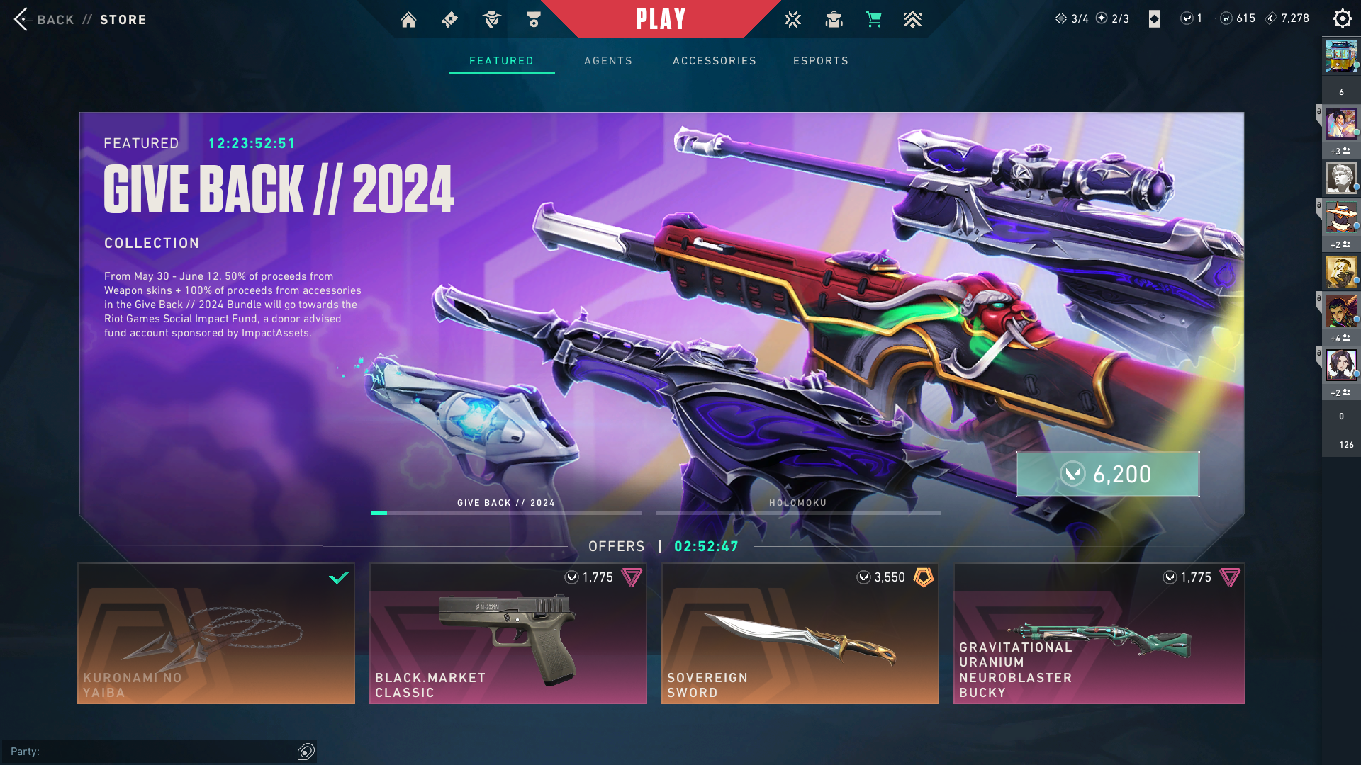 Valorant Give Back Bundle2024はここにあります:スキン、価格など