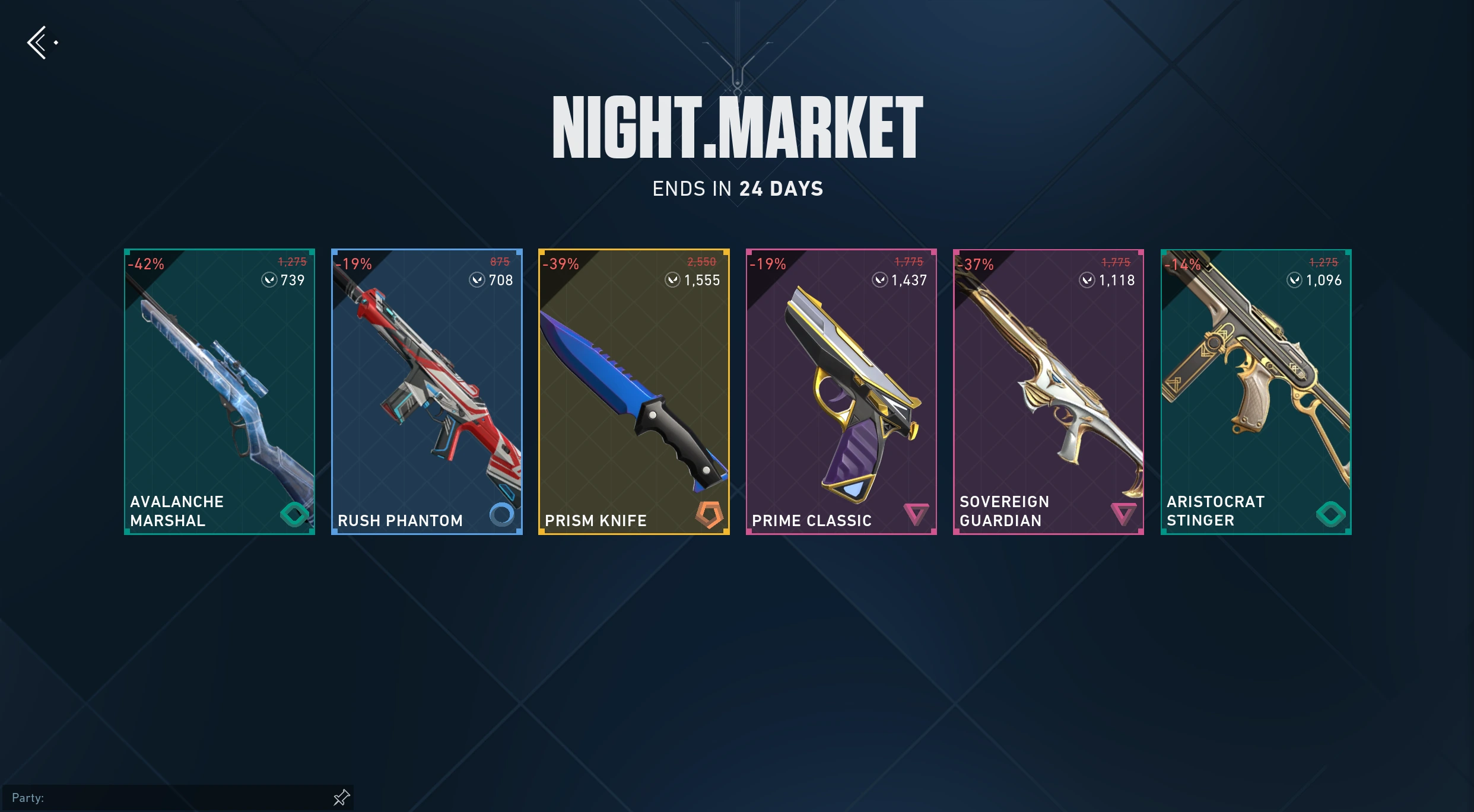 Valorant 2024年12月ナイトマーケット:利用可能なすべてのバンドル