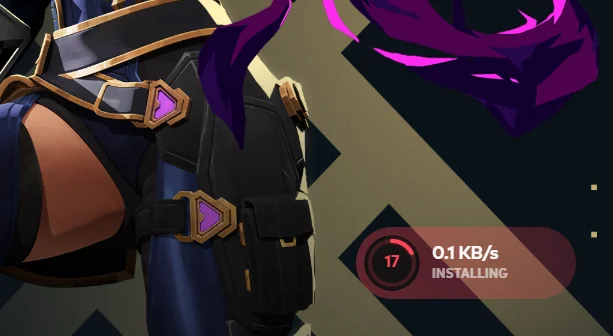 0.01 kb/sに固定されたバロラントアップデートを修正する方法