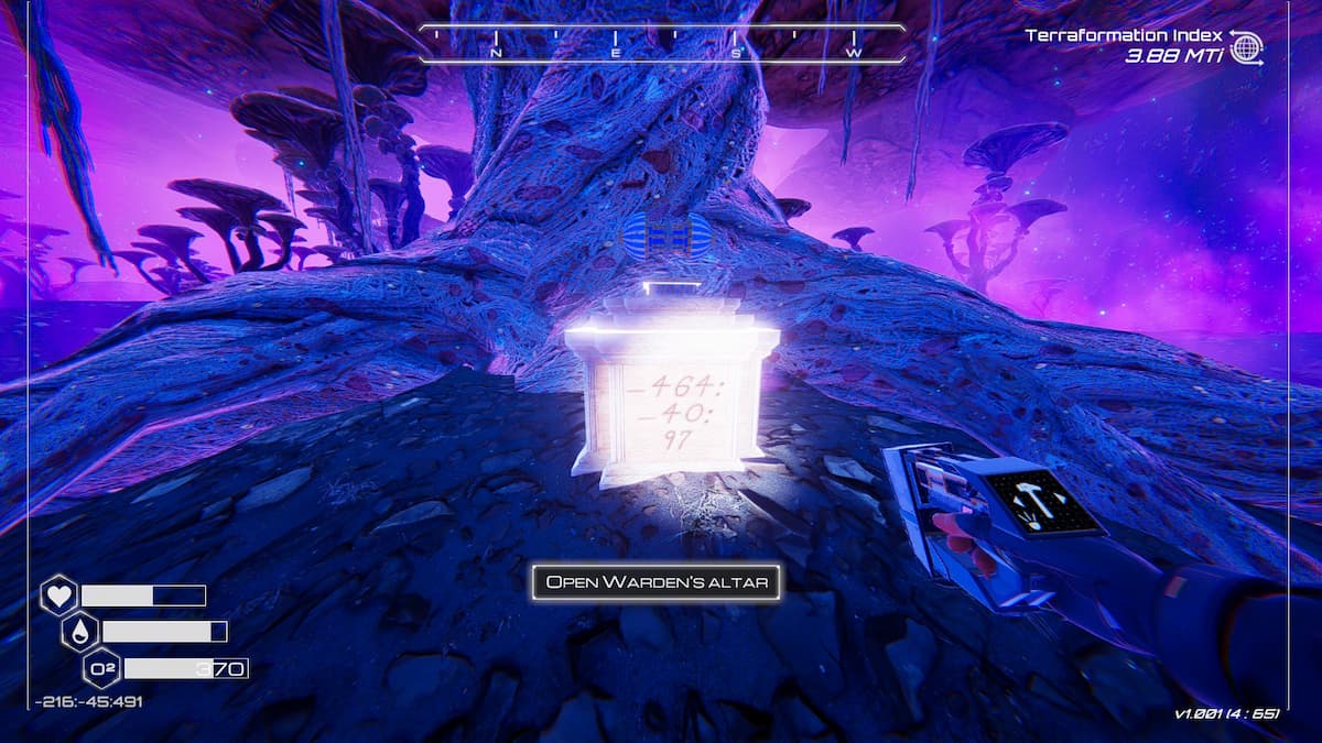 惑星のクラフターのすべての監視員の重要な場所