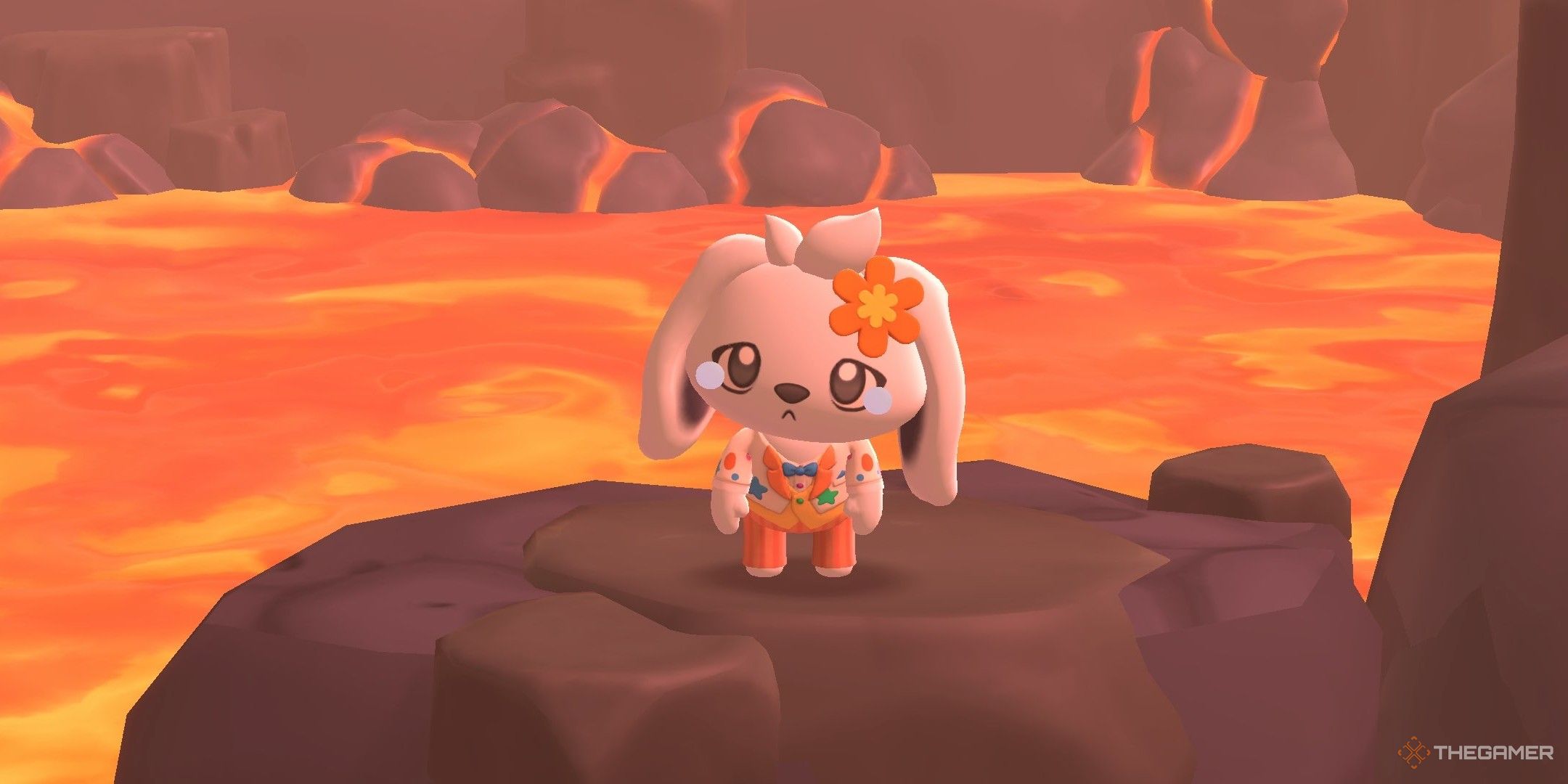 ハローキティアイランドアドベンチャー：溶岩で泳ぐ方法