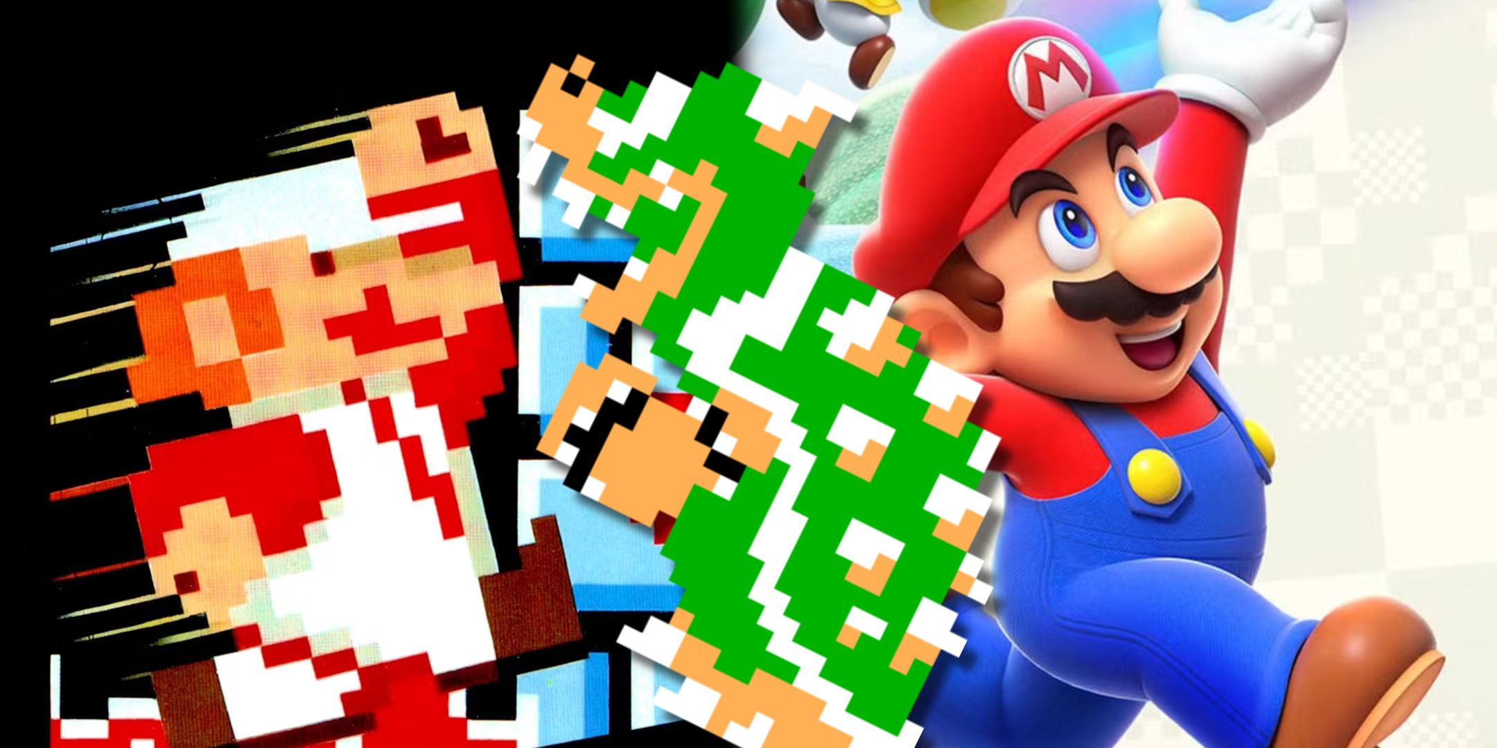 マリオゲームの最大のキャラクターデザインの変更