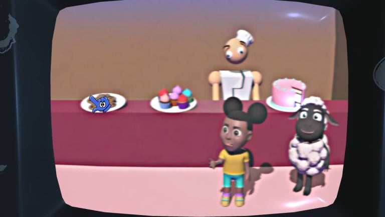 悪魔の参照は、冒険家のアマンダの目の前に隠れています