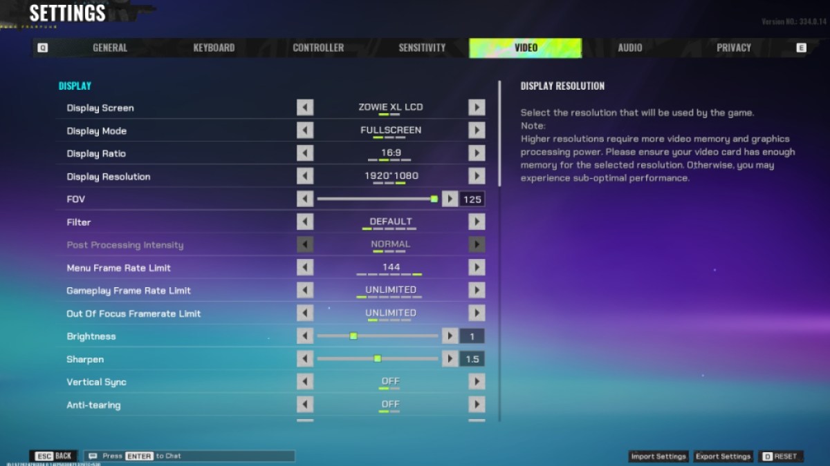 高FPSの最高のフラグパンクグラフィックス設定