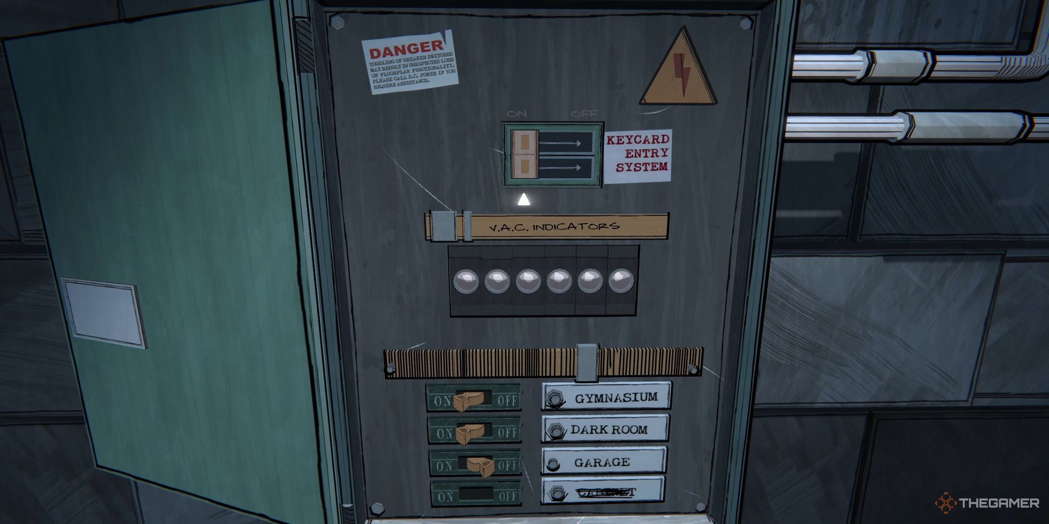 ブループリンス：ユーティリティクローゼットヒューズボックスパズルガイド