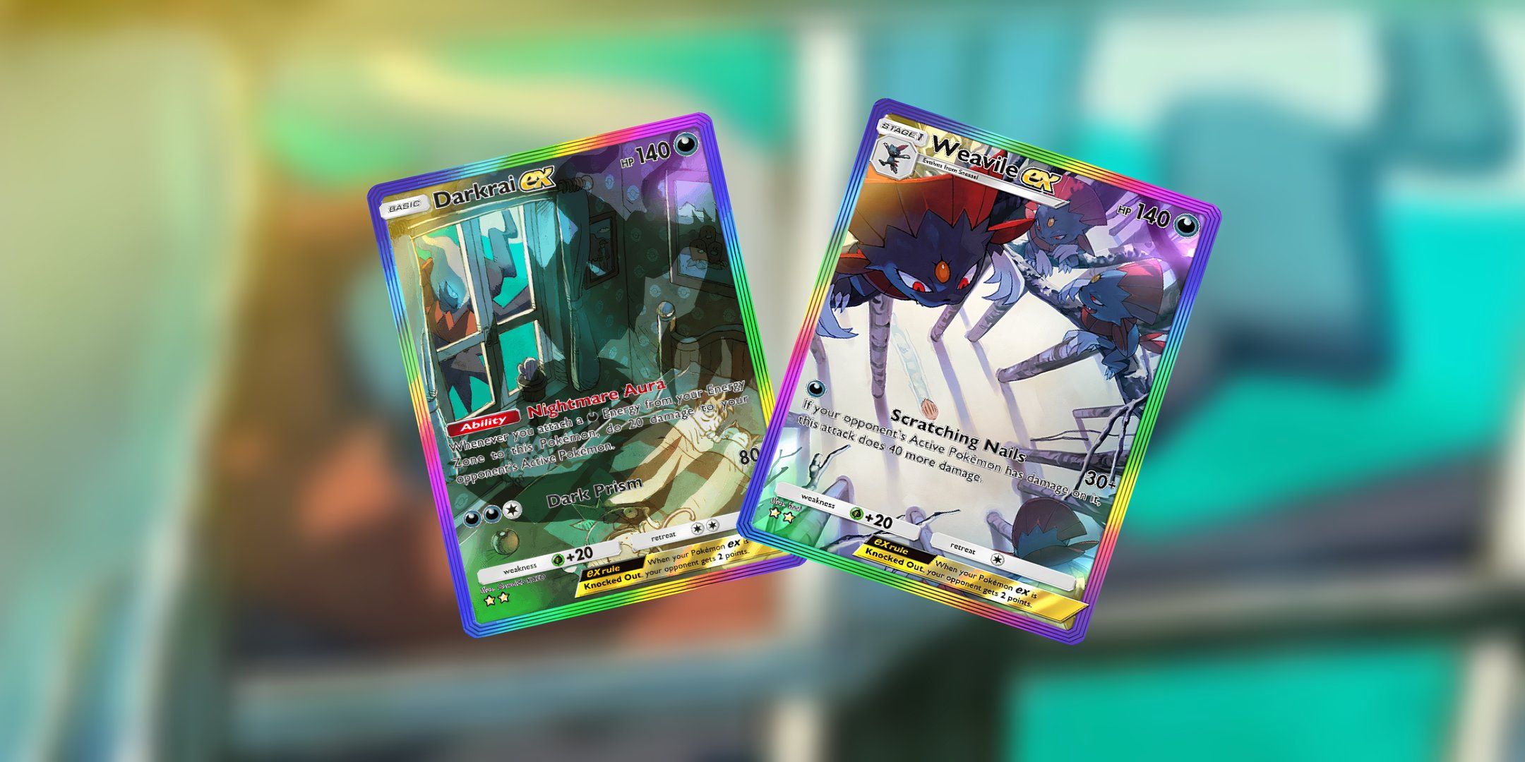 Darkrai ExとWeavile ExはすでにポケモンTCGポケットメタを嵐で摂取しています