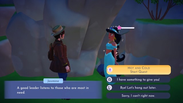 ディズニードリームライトバレーのホットとコールドクエストのウォークスルー