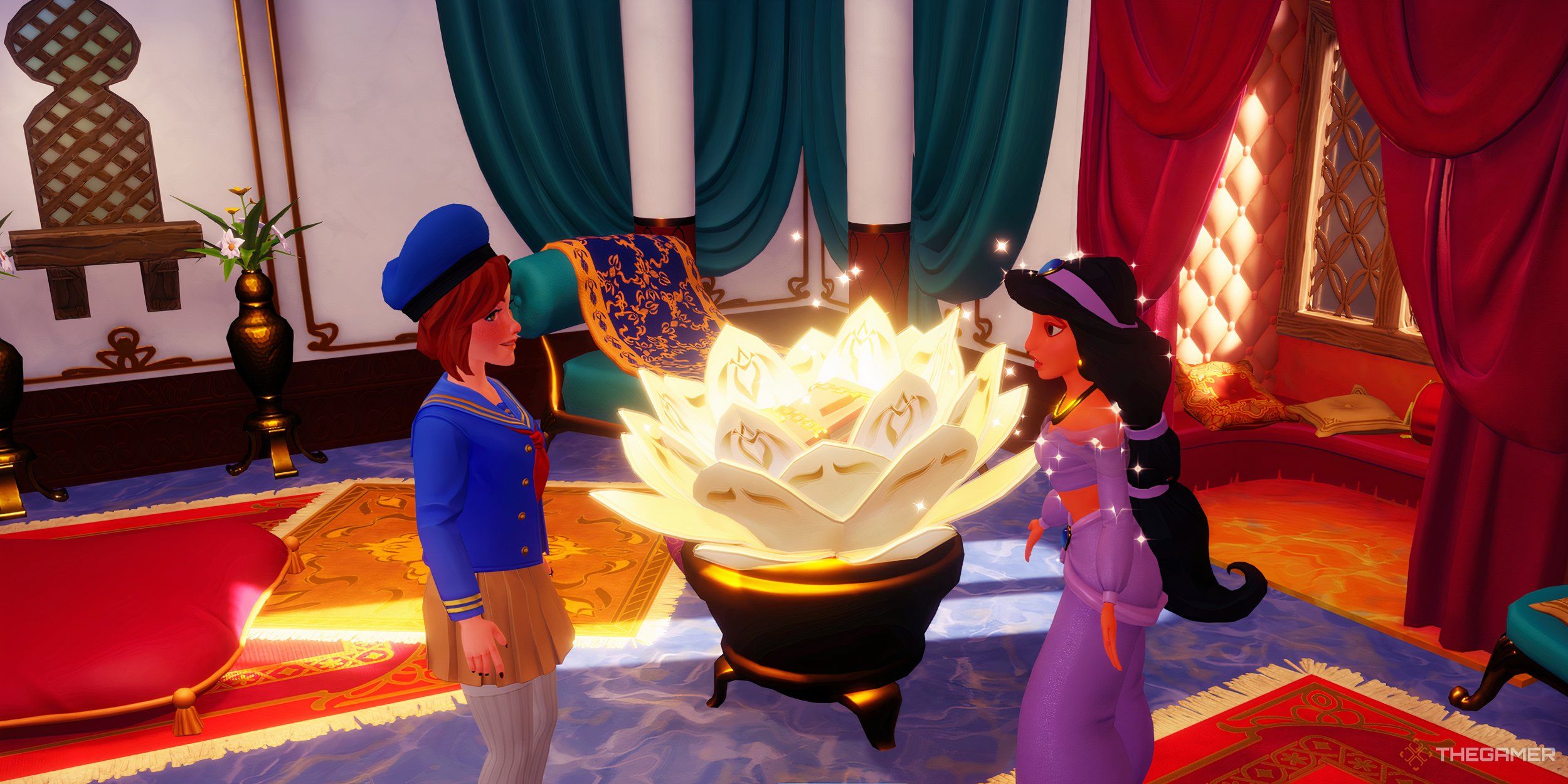 ディズニードリームライトバレー:エンチャントフラワークエストウォークスルー