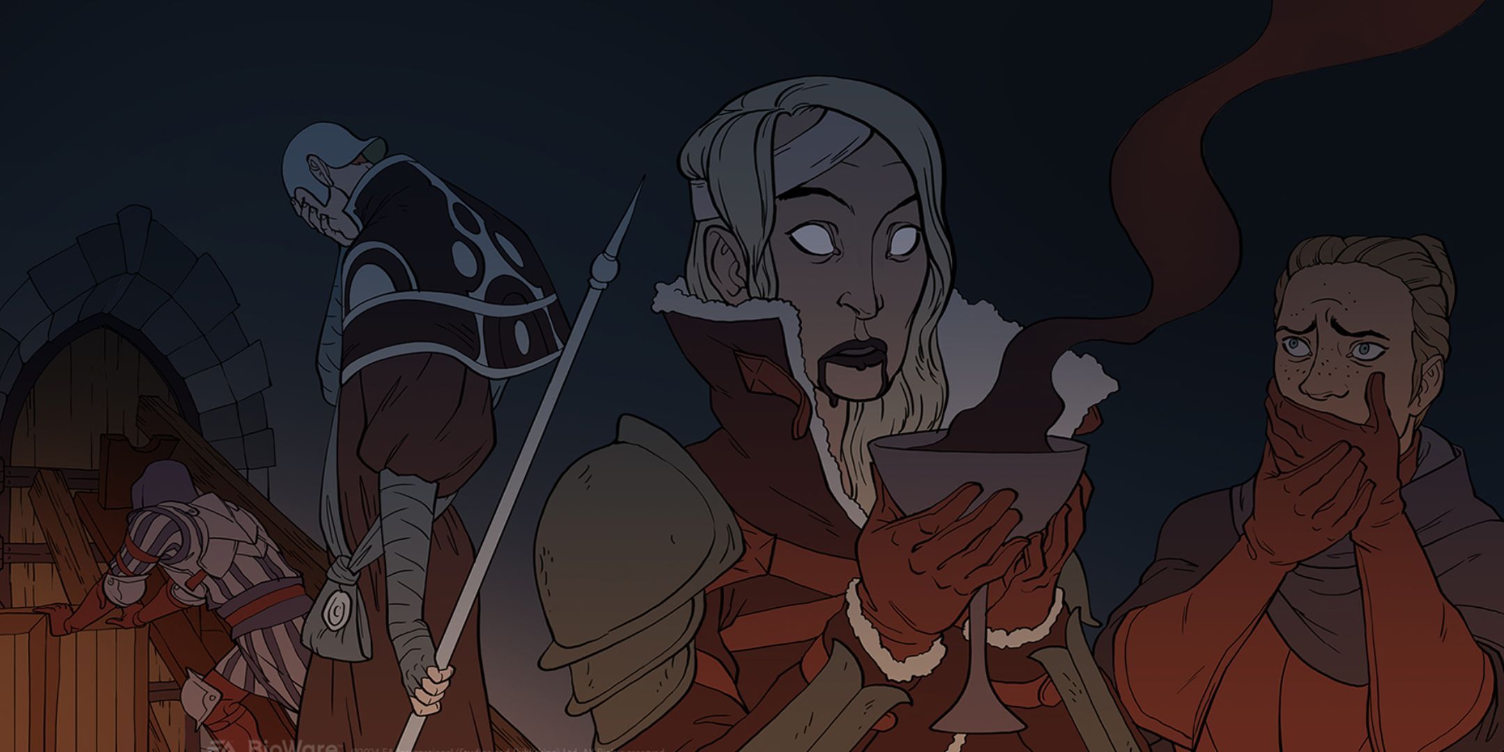 ドラゴンエイジ：ベイルガードのコンセプトアートは、ルークがファンファイブライト派の一部になることを示唆しています