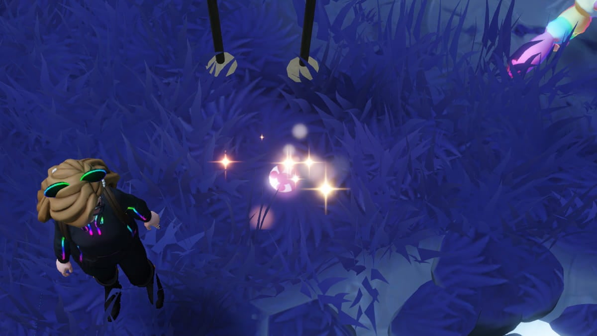 ディズニードリームライトバレーの赤いボタンを見つける場所