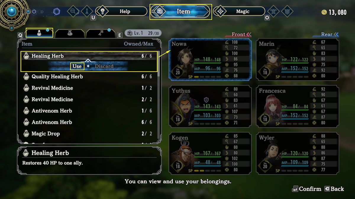 Eiyuden Chronicleで癒すあらゆる方法：100人のヒーロー