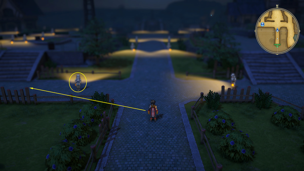 エイデンクロニクルのウェルンビレッジの警備員を忍び寄る方法:100人のヒーロー