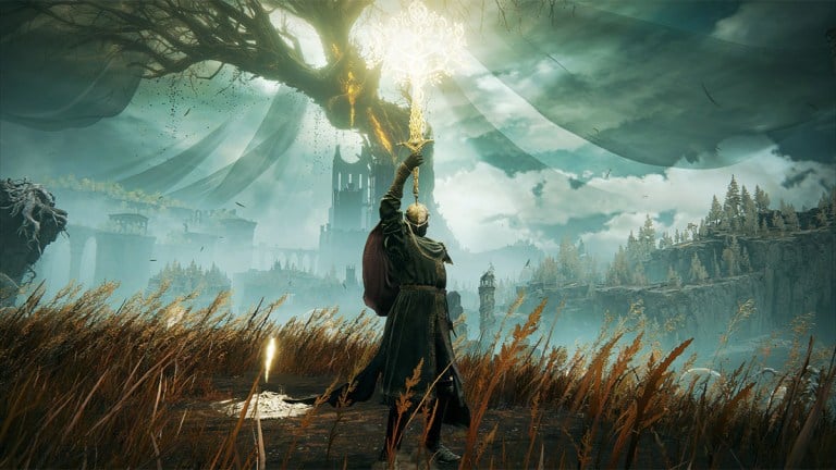 エルデンのリングシャドウのエルデンリングの中に最高のレダの剣が築かれています