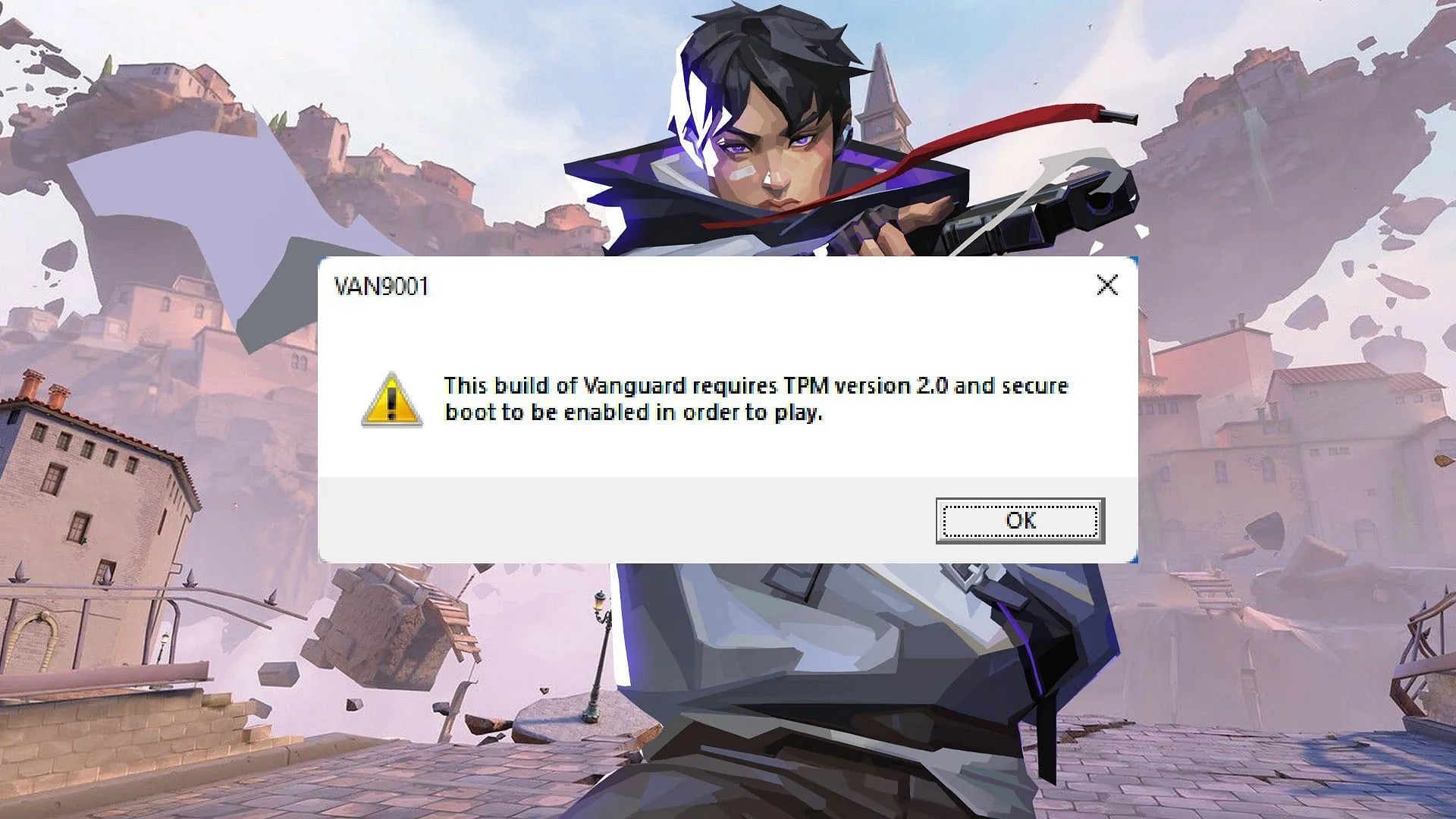Valorantのセキュアーブーツを有効にする方法