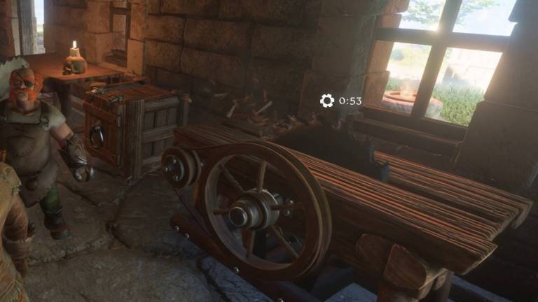 enshroudedで木板の作り方:大工の場所のテーブルソー