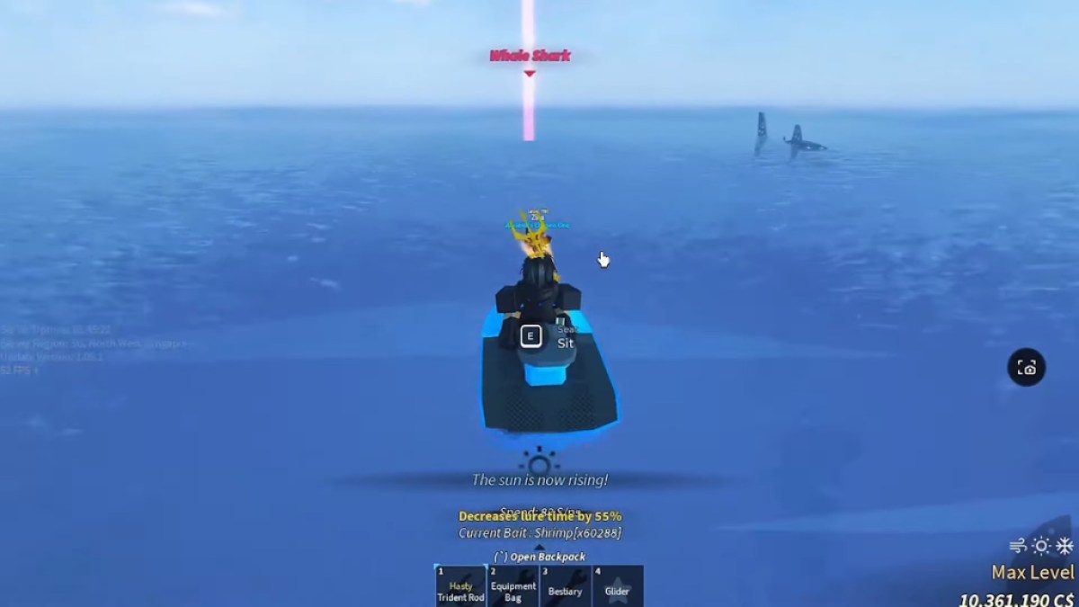 フィッシュノーザンエクステーションの6つのレバーの場所（アイスワーパーロッド）