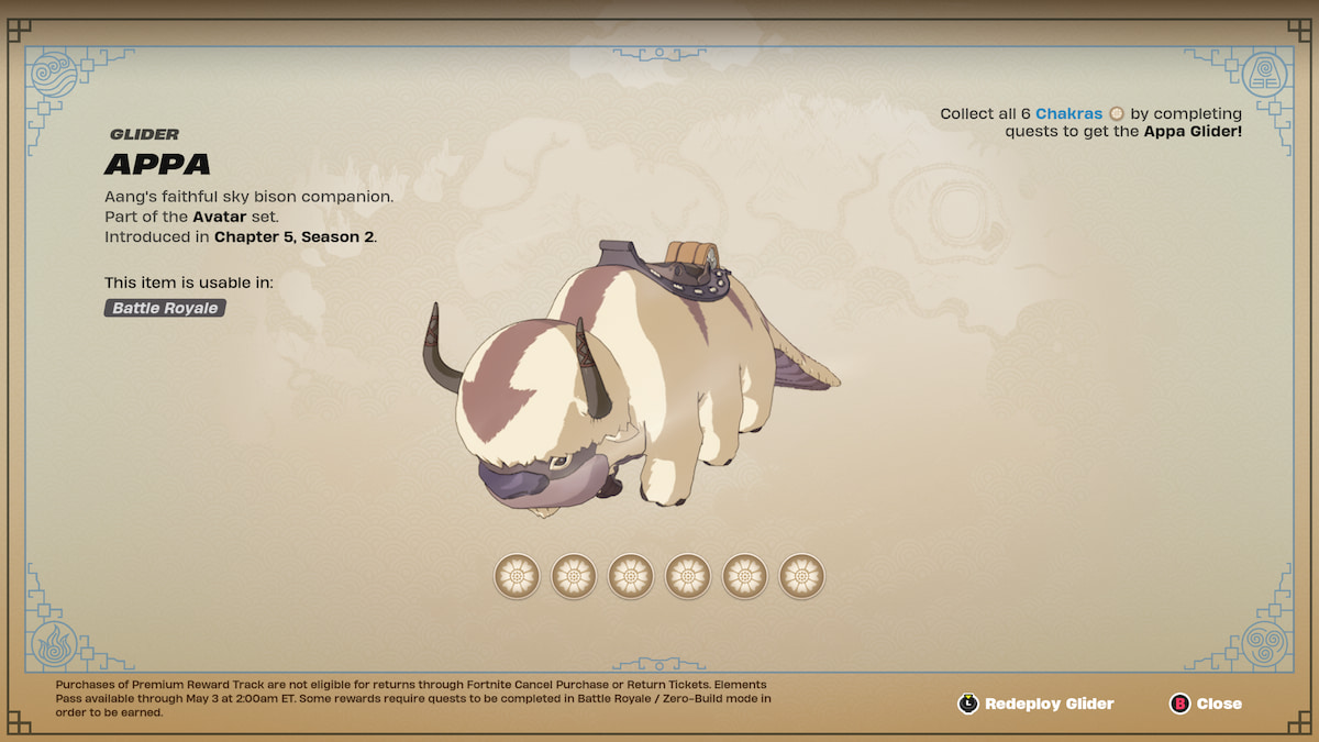 FortniteでAppa Gliderを取得する方法