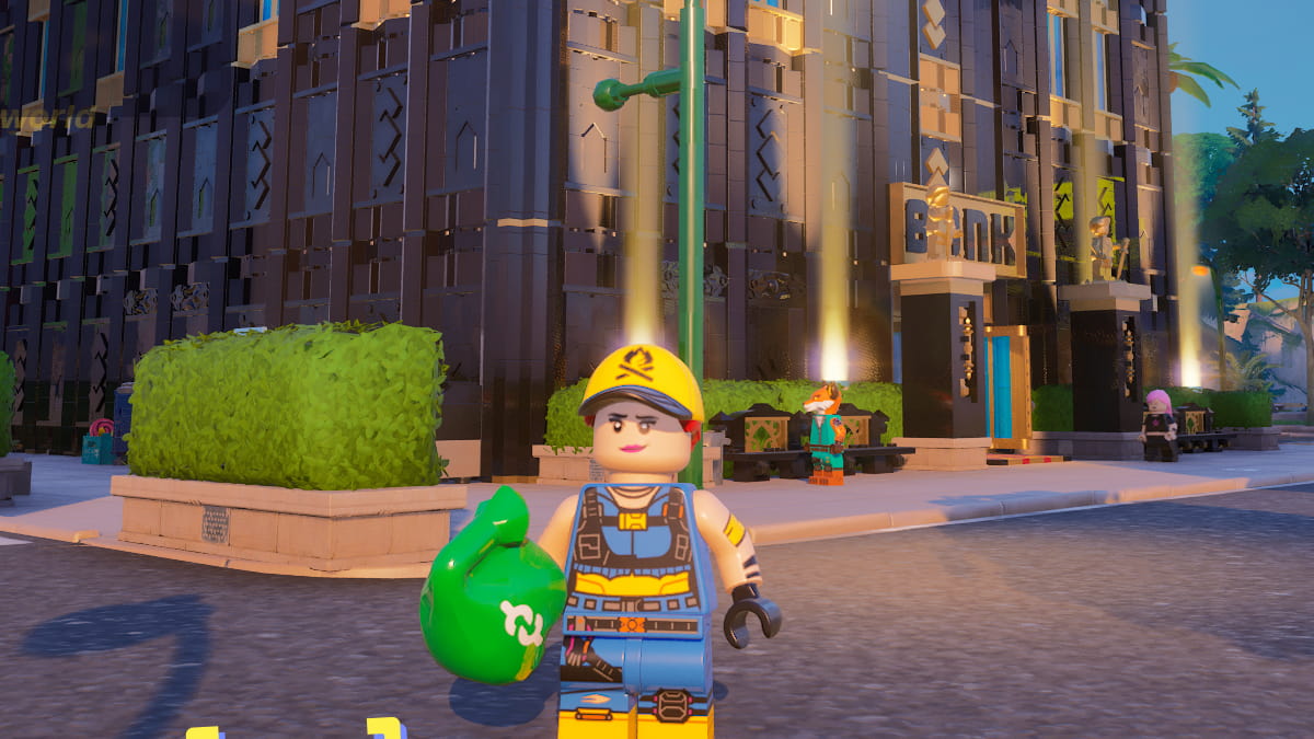 レゴフォートナイトレンガの生活で現金の袋を取得して使用する方法